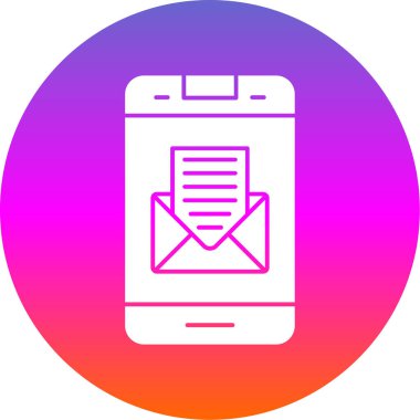 E-posta. Web simgesi basit illüstrasyon