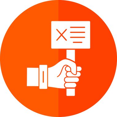 Bir elin vektör illüstrasyonu