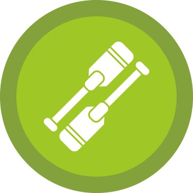 Tek bir izole simgenin vektör illüstrasyonu