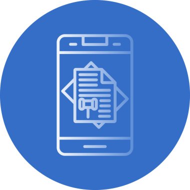 Rapor simgesi, vektör illüstrasyonu 