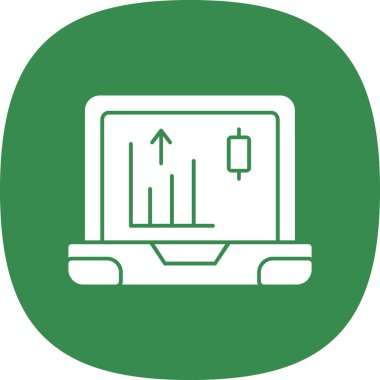 Bilgisayar vektör simgesi modern basit vektör illüstrasyonu