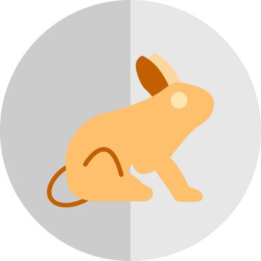 Fare düz simge tasarımı