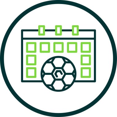 Takvim simgesi, vektör illüstrasyonu basit tasarım