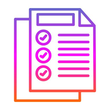 Dosya simgesi. Düz tasarım.