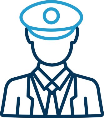 officer icon vector illustration