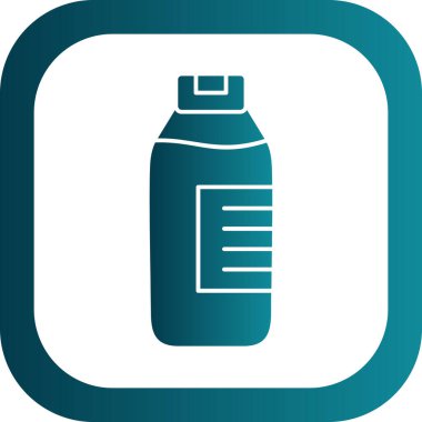 vektör illüstrasyonu, süt ikonu şişesi 