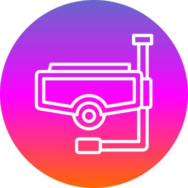 Nöral Dalış Gear simgesi - taslak biçimi