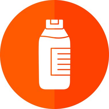 vektör illüstrasyonu, süt ikonu şişesi 