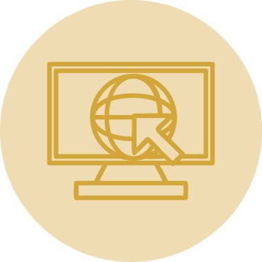 Seo simgesinin vektör illüstrasyonu