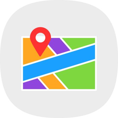 konum pin konum simgesi, vektör arkaplan 