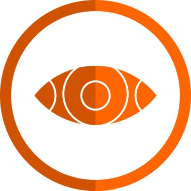 Göz düzlüğü simgesi, vektör çizimi