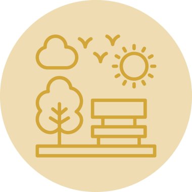 Bulut. Web simgesi basit illüstrasyon