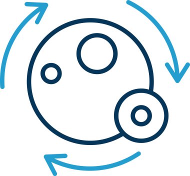 genel ağ simgesi, vektör illüstrasyonu