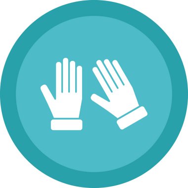 eldiven ağ ikonu vektör illüstrasyonu 