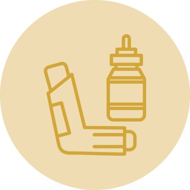 Güzellik ve moda simgelerinin vektör çizimi