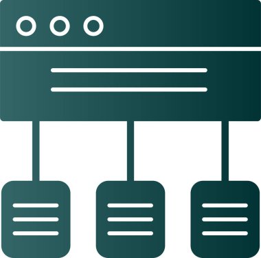 Ağ web simge vektör çizim