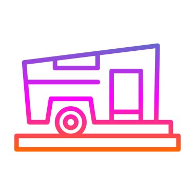 Modern otomatik simgenin vektör illüstrasyonu