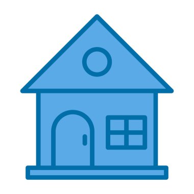 ev web simgesi, vektör illüstrasyonu 