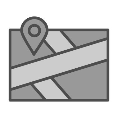 konum pin konum simgesi, vektör arkaplan 