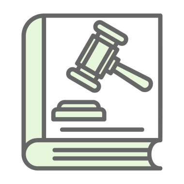 adalet simgesi vektör illüstrasyonu