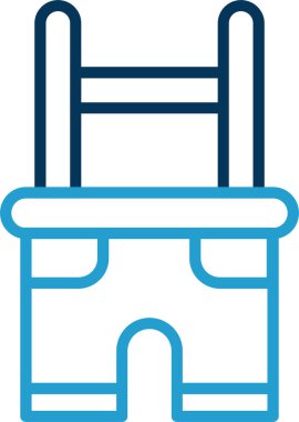 inşaat endüstrisi simgesi oluşturma - taslak biçim vektörü