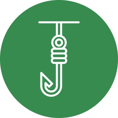  düz kanca ikon vektör illüstrasyon tasarımı