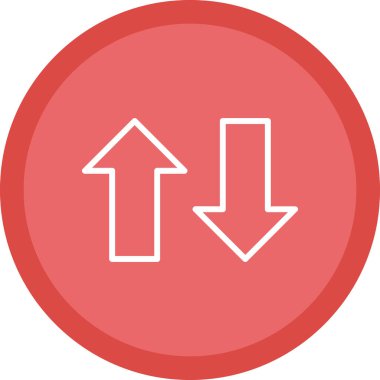 ok simgesi, vektör illüstrasyonu 