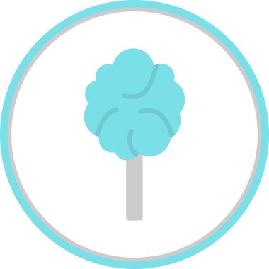 Pamuk helva ikonu, vektör illüstrasyonu 