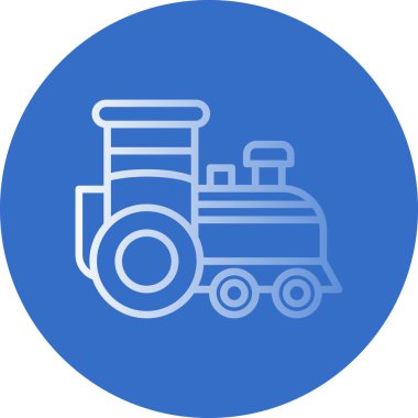 Bir araba simgesinin vektör illüstrasyonu