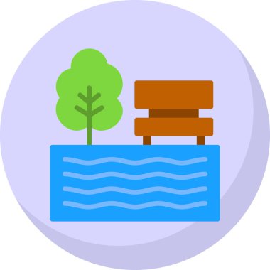 Bitki. Web simgesi basit illüstrasyon