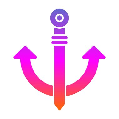 Çapa. Web simgesi basit illüstrasyon 