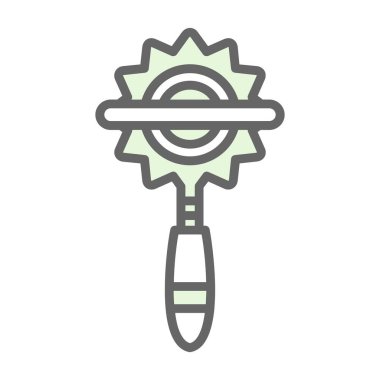 Kişisel ve ticari kullanım için dişli vektör simgesi simgesi vektör çizimi..