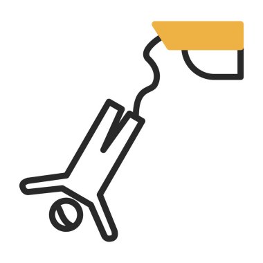 boya silindiri vektör illüstrasyonu