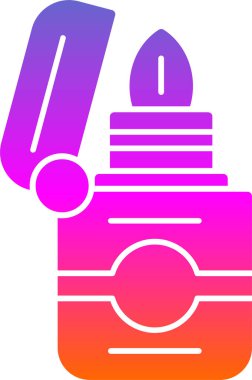 Daha hafif simgenin vektör illüstrasyonu 