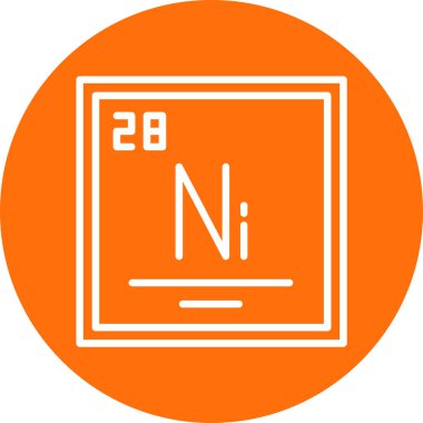 Modern simge kimyasal simgesinin vektör illüstrasyonu