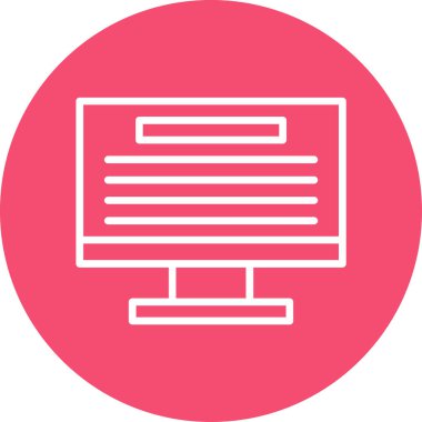 Web simgesini düz biçimde izle 