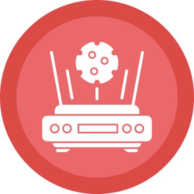 Radyo. Web simgesi basit illüstrasyon