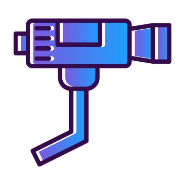 CCTV kamera simgesi, vektör illüstrasyonu