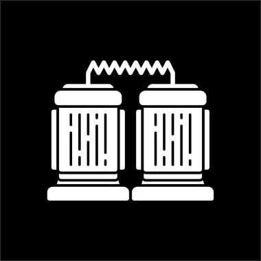 Varil bira ikonu. düz resimleme