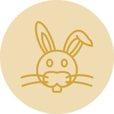 Paskalya bayramı tavşan simgesi 