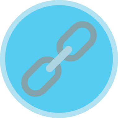 Zincir simgesi, vektör illüstrasyonu