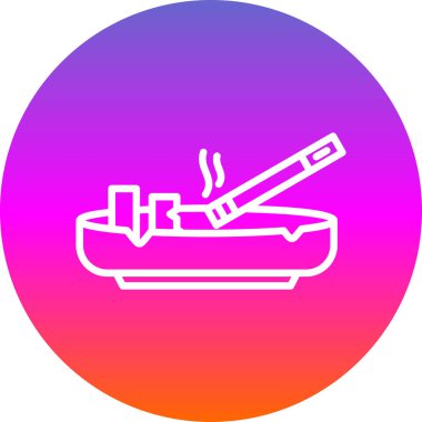 Bir sigaranın vektör illüstrasyonu