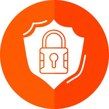 güvenli simge vektör çizim 