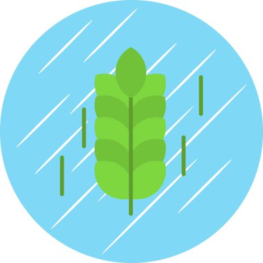 Buğday simgesi, vektör illüstrasyonu basit tasarım