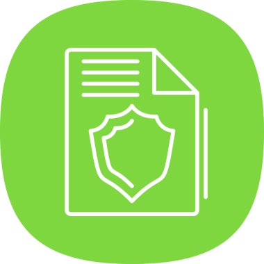 Kalkan. Web simgesi basit illüstrasyon