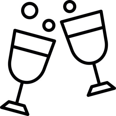 alkol cam ikonu ana hatlarıyla