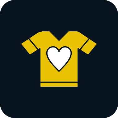 t-shirt simgesi, vektör illüstrasyonu basit tasarım