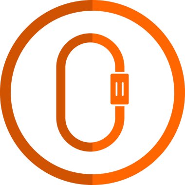 Karabina simgesi, vektör illüstrasyonu