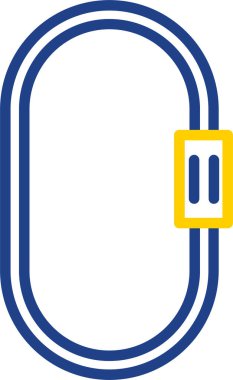 Karabina simgesi, vektör illüstrasyonu