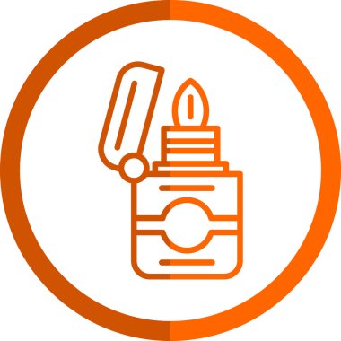 Daha hafif simgenin vektör illüstrasyonu 